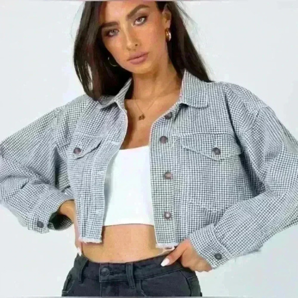 Princess Polly Jackets & Blazers - Princess Polly Nixi Cropped Jacket